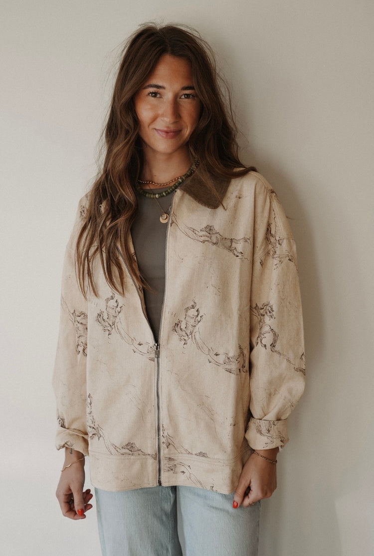 THE HORSE PRINT JACKET