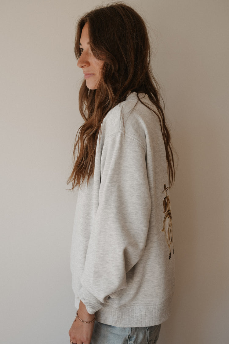 ‘LUCKY YOU’ MOCK NECK