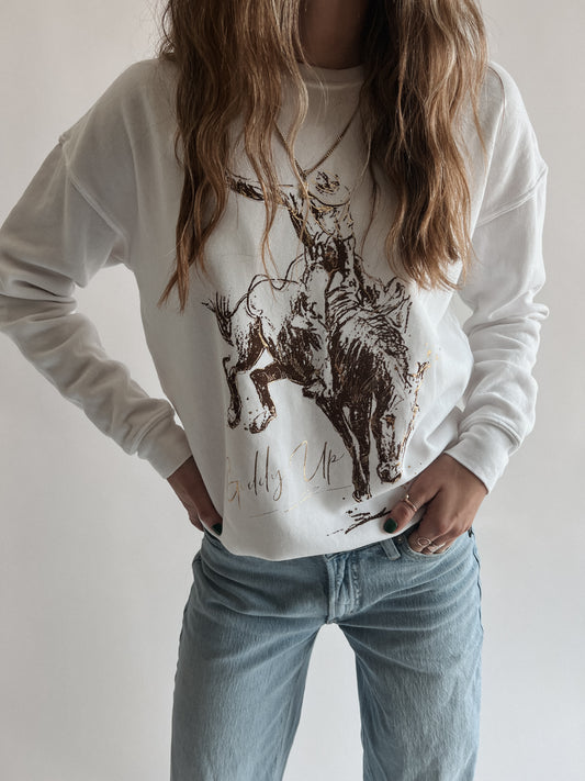 GIDDY UP SWEATSHIRT