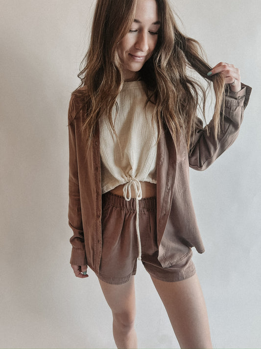 GENTLE FAWN - OZZY BUTTON UP SHIRT