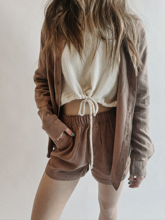 GENTLE FAWN - OZZY BUTTON UP SHIRT