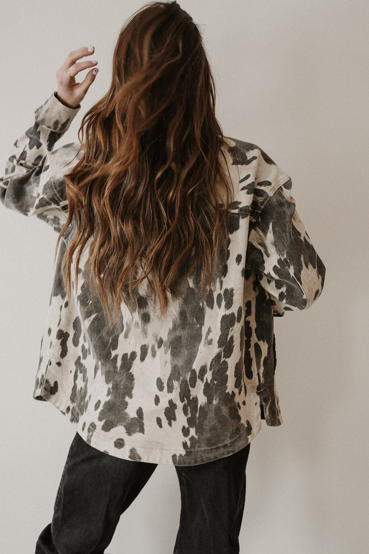 WILD WEST COW PRINT JACKET