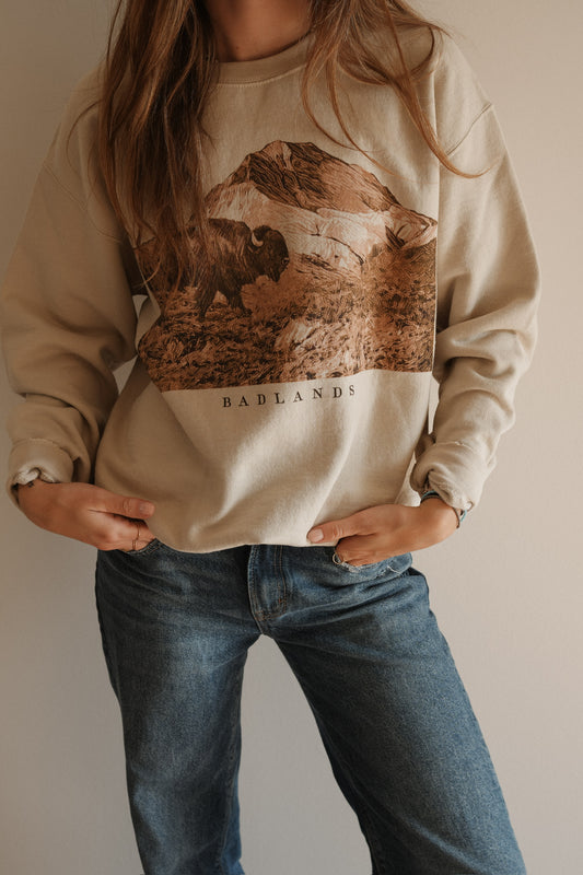 BADLANDS BISON SWEATSHIRT
