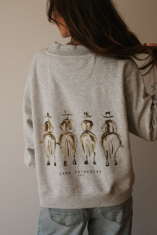 ‘LUCKY YOU’ MOCK NECK