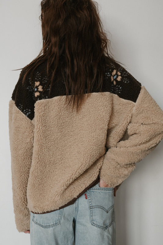 HALF-SNAP PULLOVER SHERPA