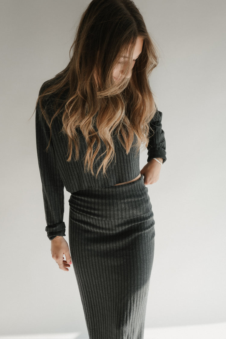 STILL WATER - HYGGE RIB LONG SLEEVE